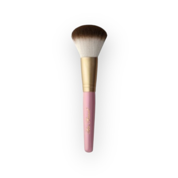 Deadstock: new Too Faced 𖠌 Teddy Bear Hair Powder Makeup Brush 𖠌 Blush Pink 𖠌 - Picture 1 of 16